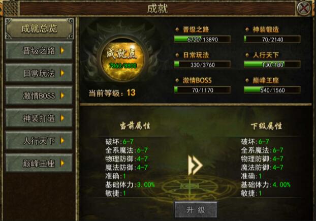 传奇开服网新服成就提升与关键策略