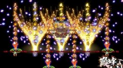 满屏光柱的传奇开启视觉盛宴