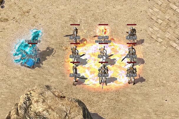 传奇练功师NPC测试角色伤害