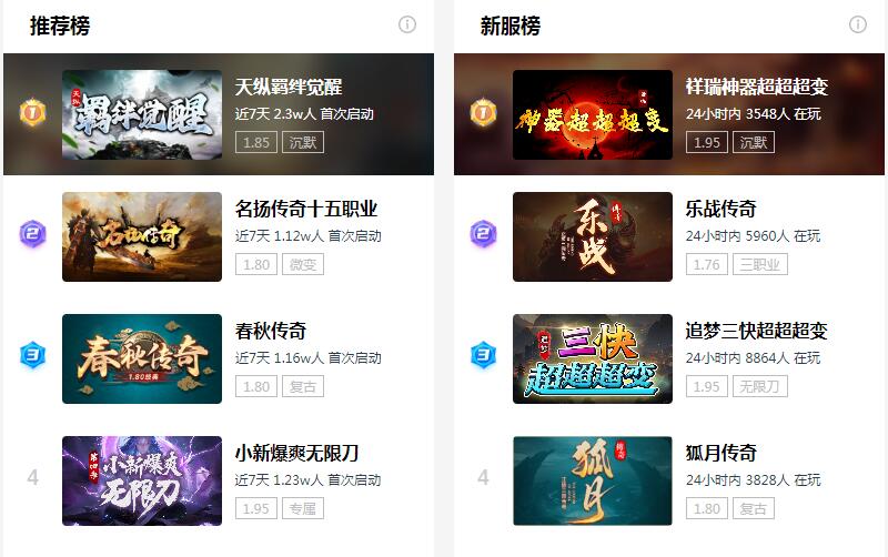 传奇996盒子各类版本应有尽有